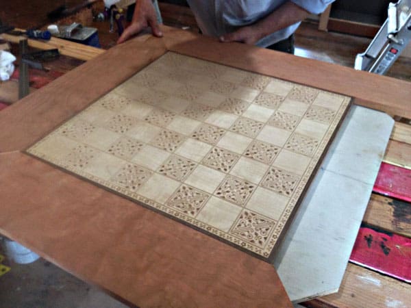 Doing one side at a time, we were able to achieve a seamless fit.